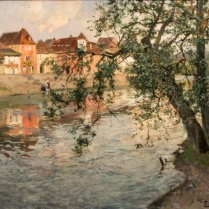 Frits Thaulow (1847-1906) - La Cère, dans le Lot