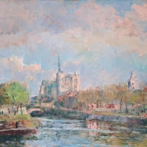 Albert Lebourg (1849-1928) - La Cathédrale d’Amiens