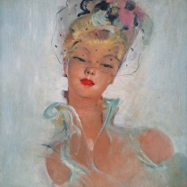 Jean-Gabriel Domergue (1889-1962) - Jeune élégante à la voilette